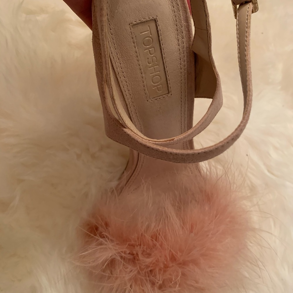 Brand new Topshop fur heels - Picture 3 of 4